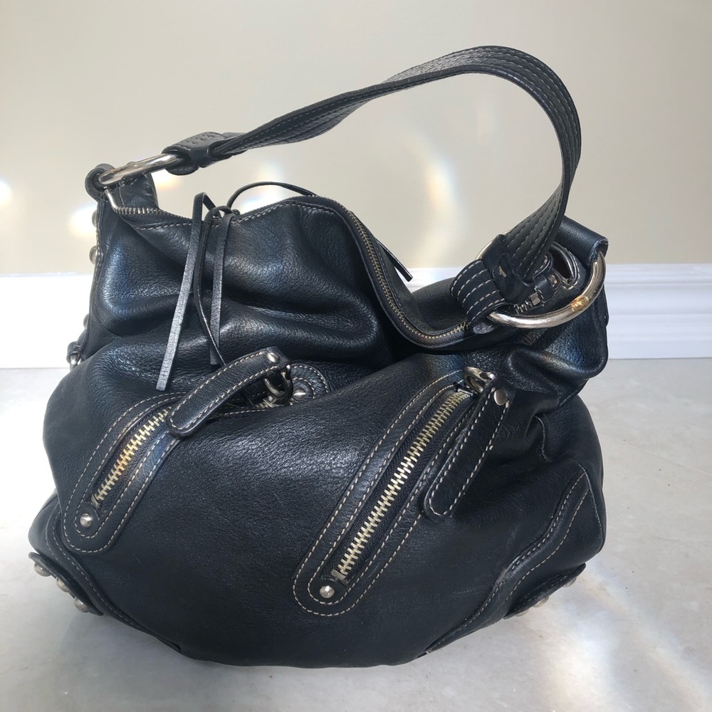 Cettu Italian leather hobo